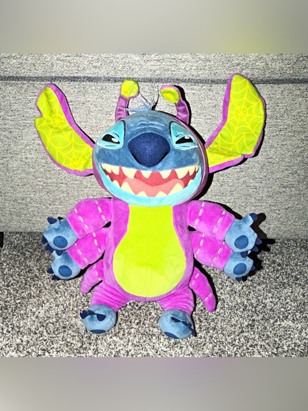 Disney Lilo & Stitch Experiment 626 Plush Toy - Purple & Green Halloween MNSSHP